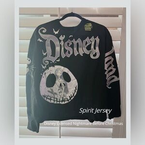 Disney Halloween 2022 Nightmare Before Christmas Spirit Jersey Crewneck